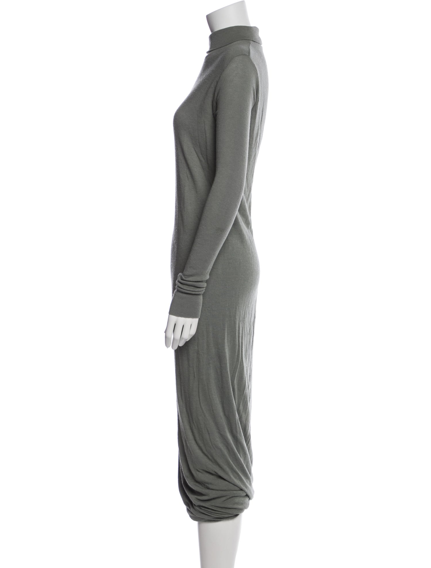 Rick Owens Lilies Turtleneck Long Dress