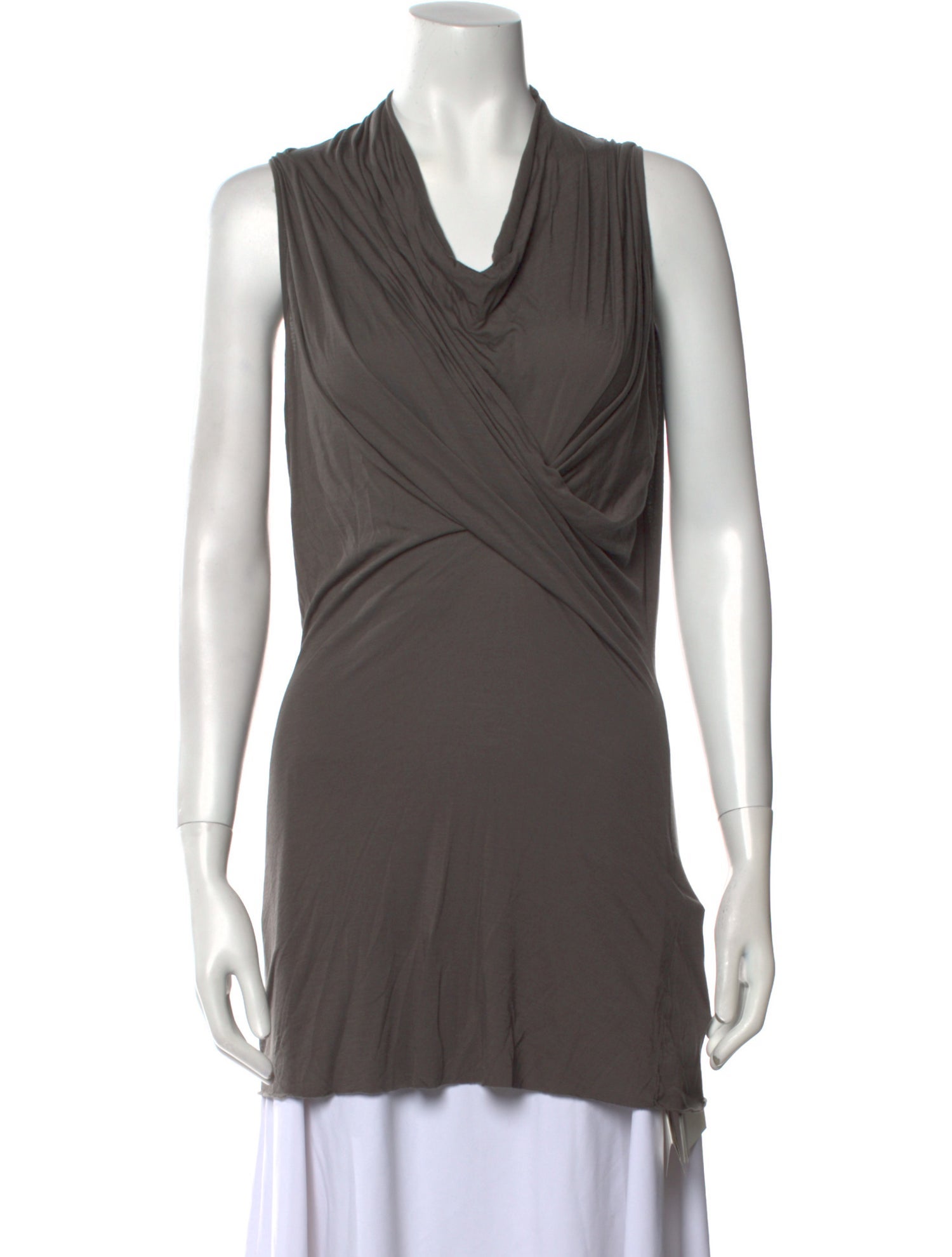 Rick Owens Lilies Cowl Neck Sleeveless Tunic w/ Tags