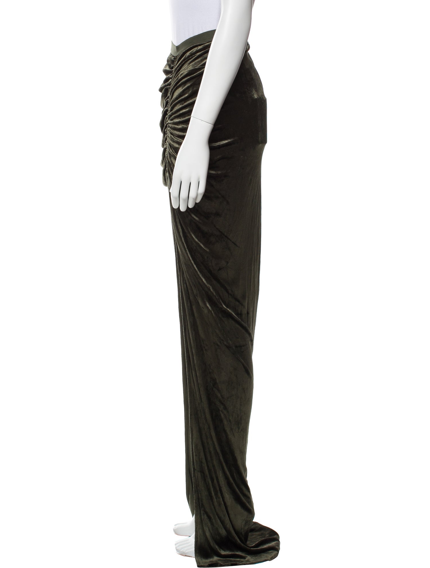 Rick Owens Lilies Velvet Long Skirt w/ Tags