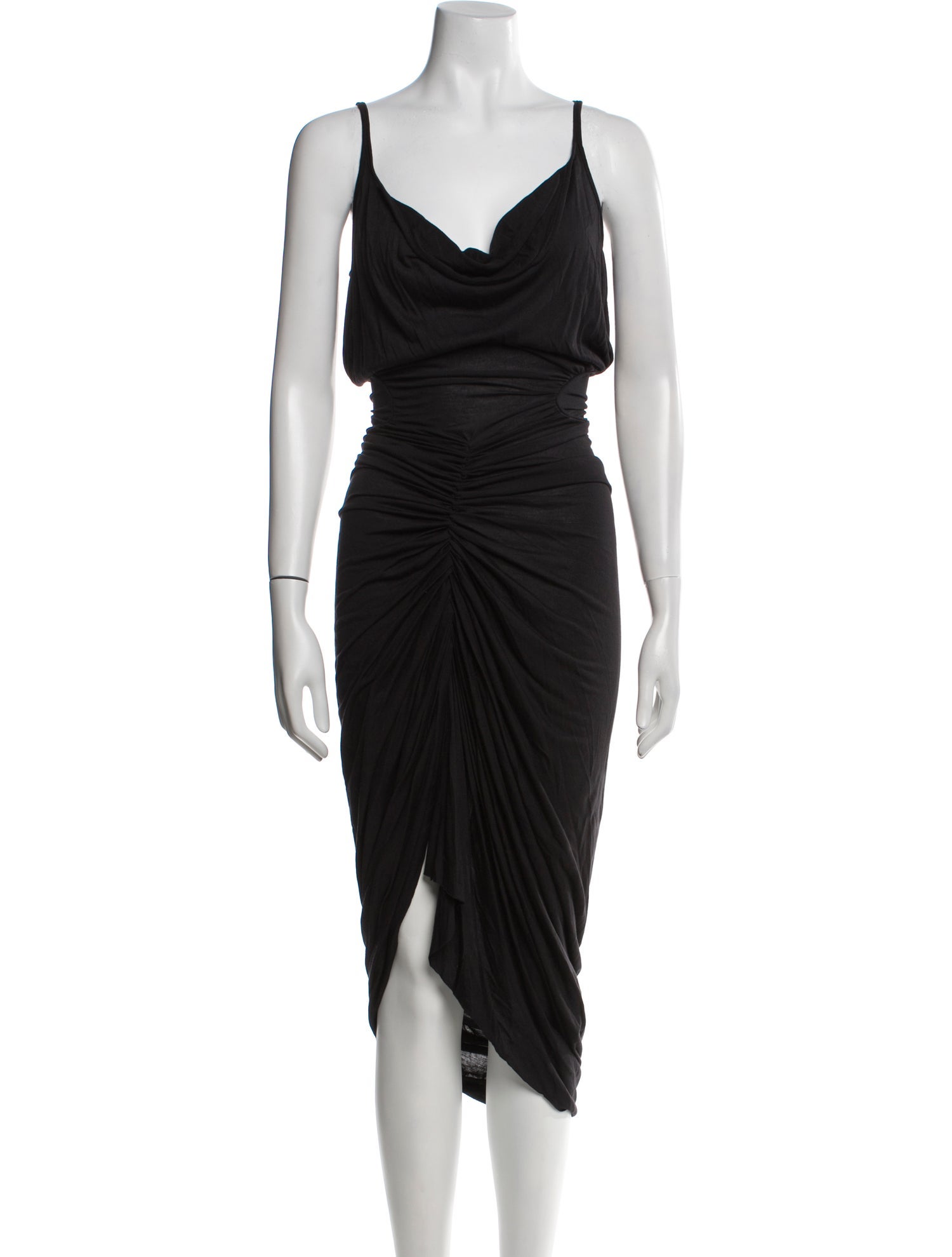 Rick Owens Lilies Cowl Neck Long Dress