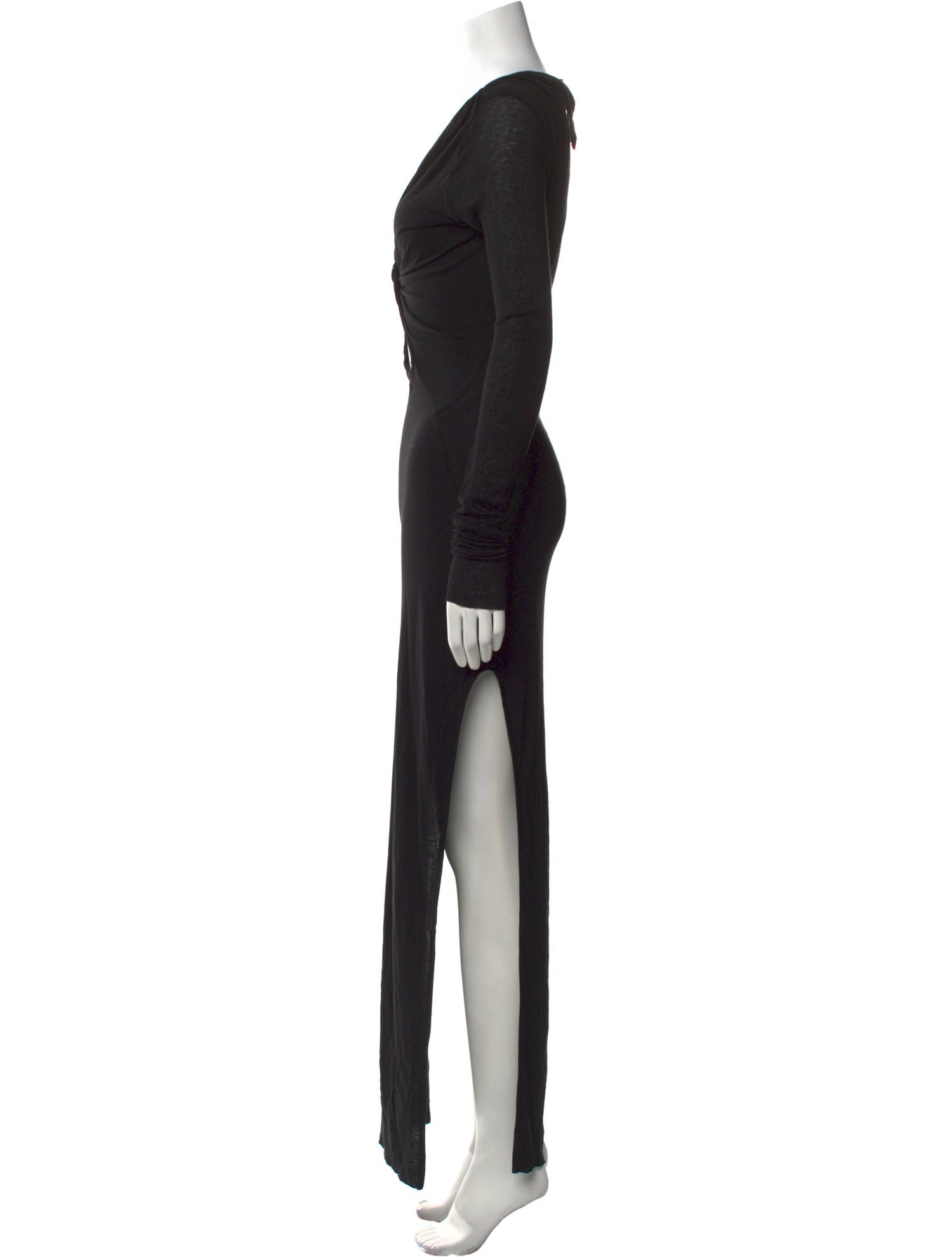 Rick Owens Lilies V-Neck Long Dress