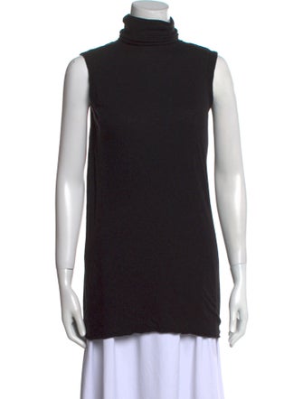 Rick Owens Lilies Turtleneck Sleeveless Top