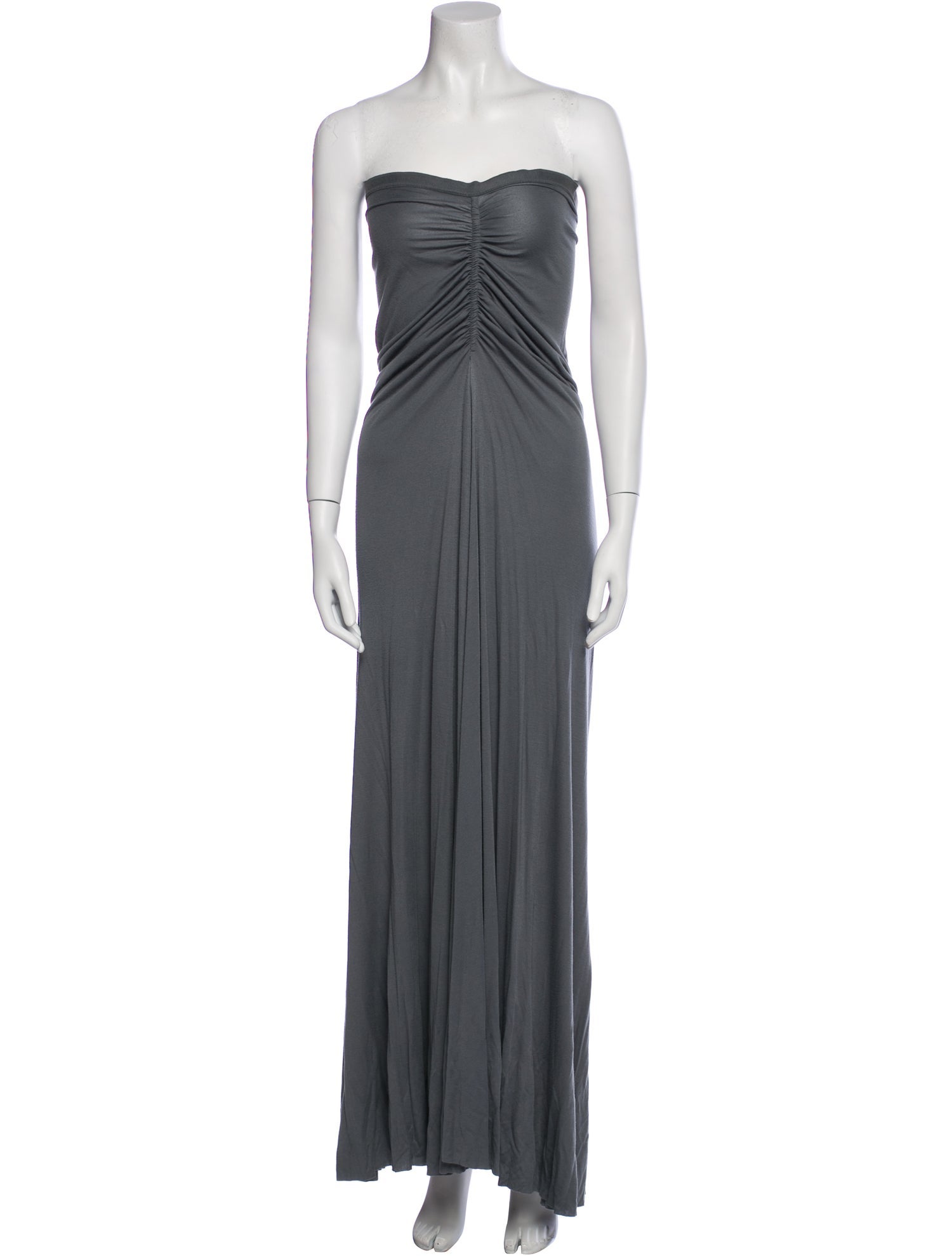 Rick Owens Lilies Strapless Long Dress
