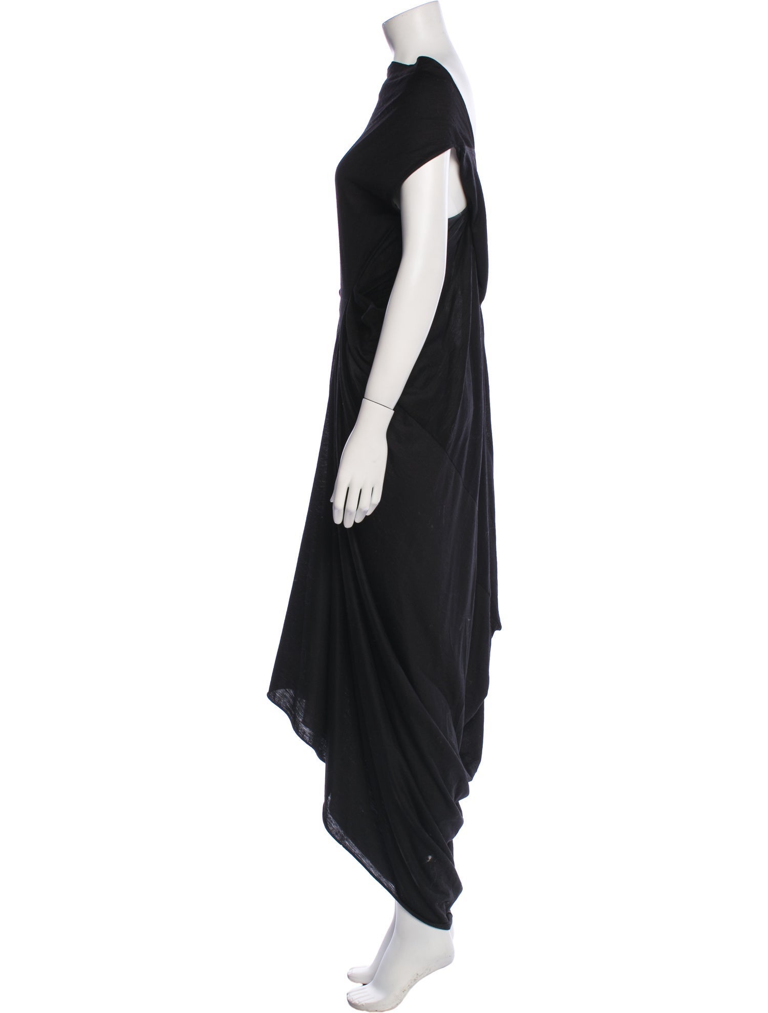 Rick Owens Lilies Cowl Neck Long Dress