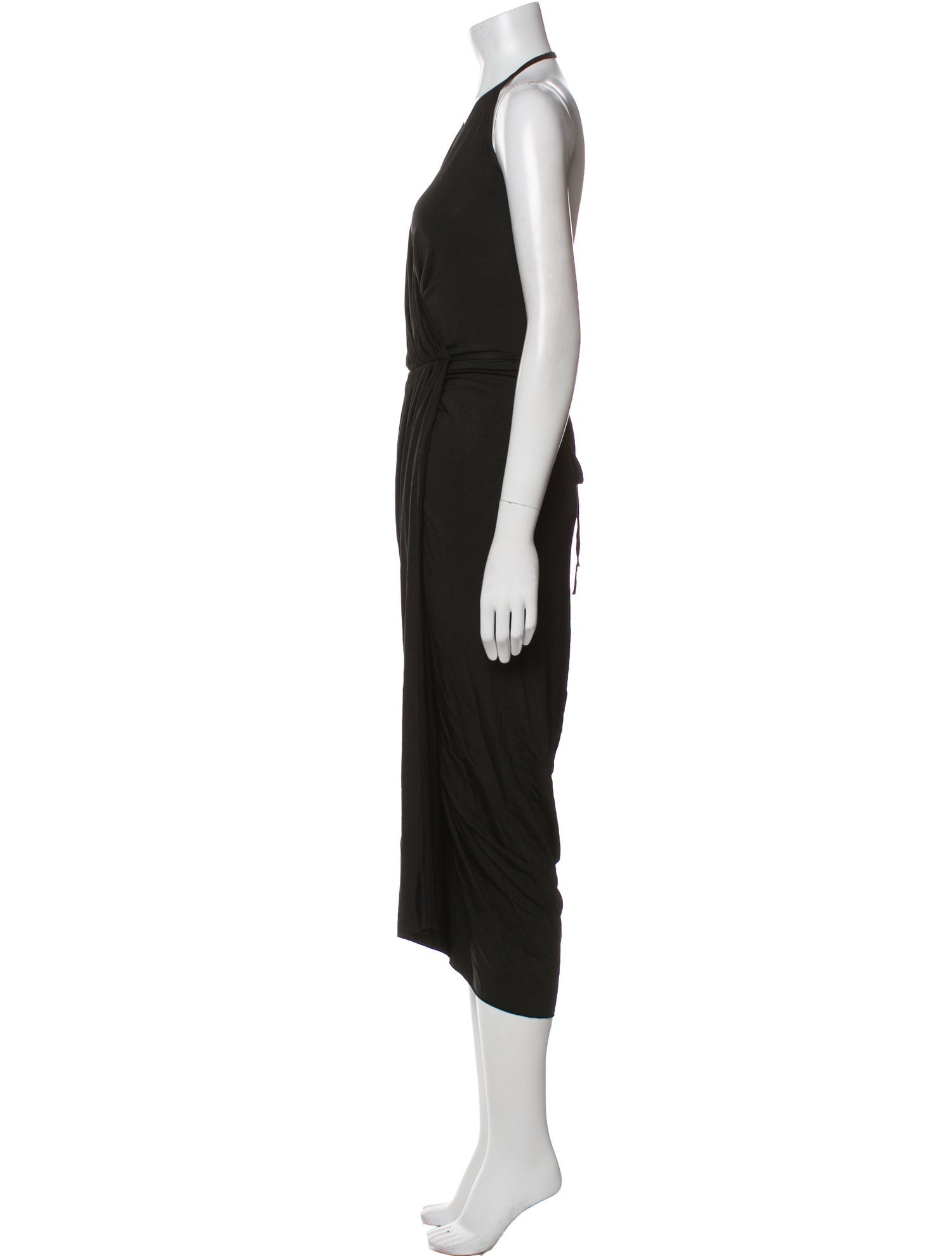 Rick Owens Lilies V-Neck Long Dress