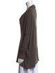 Rick Owens Lilies Cowl Neck Long Sleeve Top