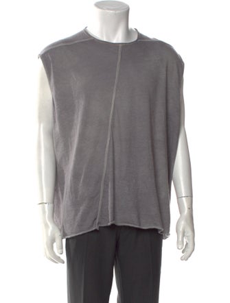 Rick Owens Lilies Crew Neck Sleeveless Tank