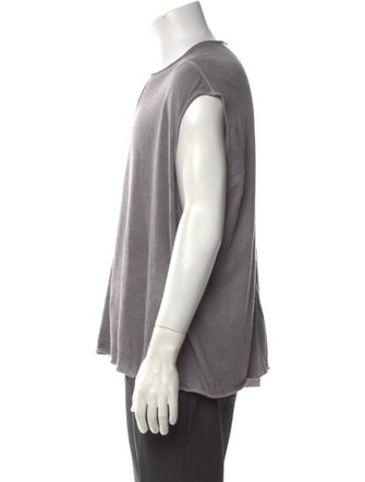 Rick Owens Lilies Crew Neck Sleeveless Tank