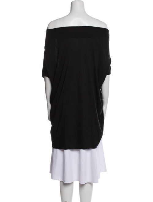 Rick Owens Lilies Off-The-Shoulder Three-Quarter Sleeve Tunic