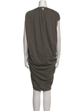 Rick Owens Lilies Crew Neck Mini Dress