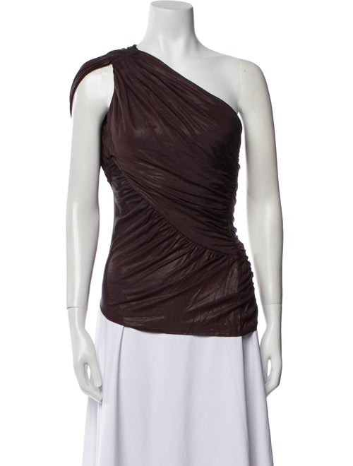 Rick Owens Lilies One-Shoulder Sleeveless Top