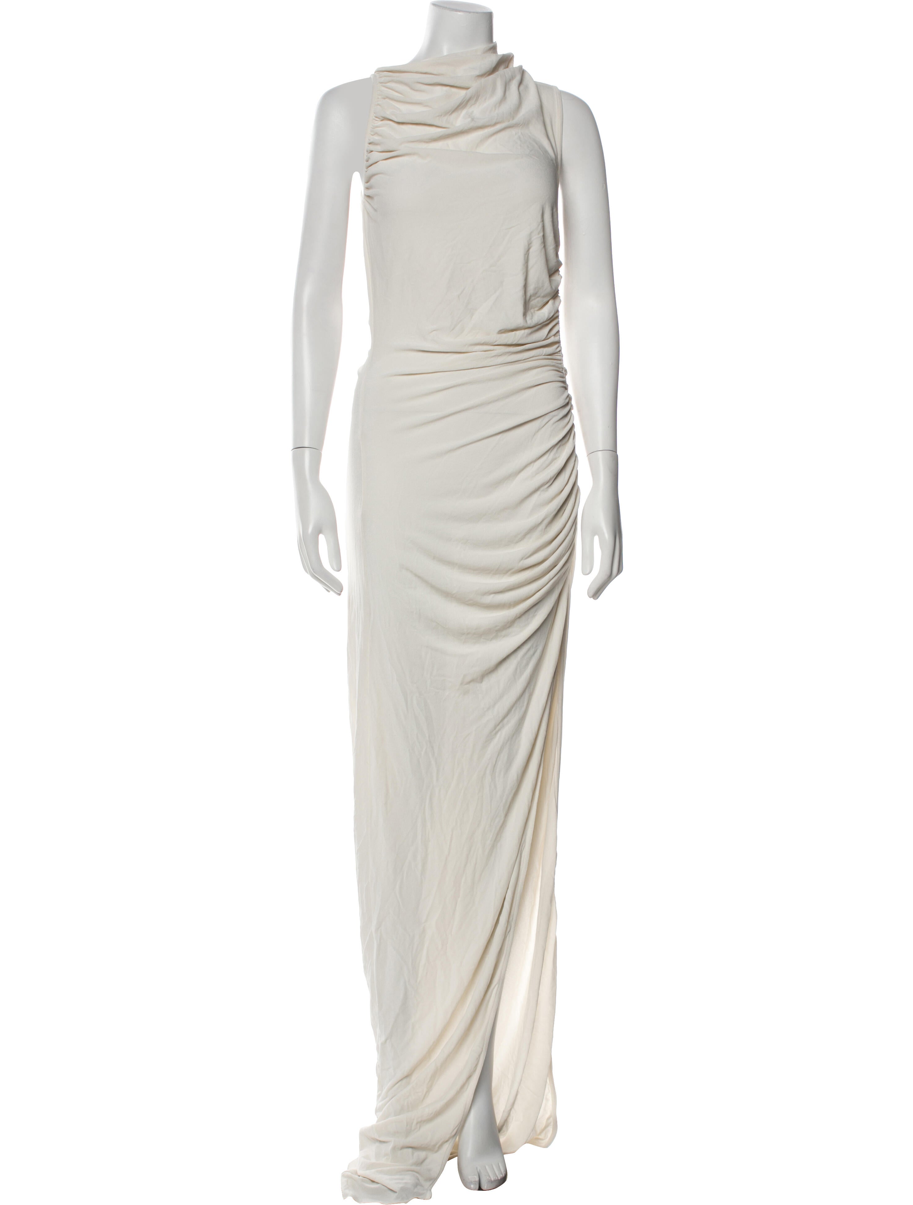 Rick Owens Lilies Cowl Neck Long Dress w/ Tags
