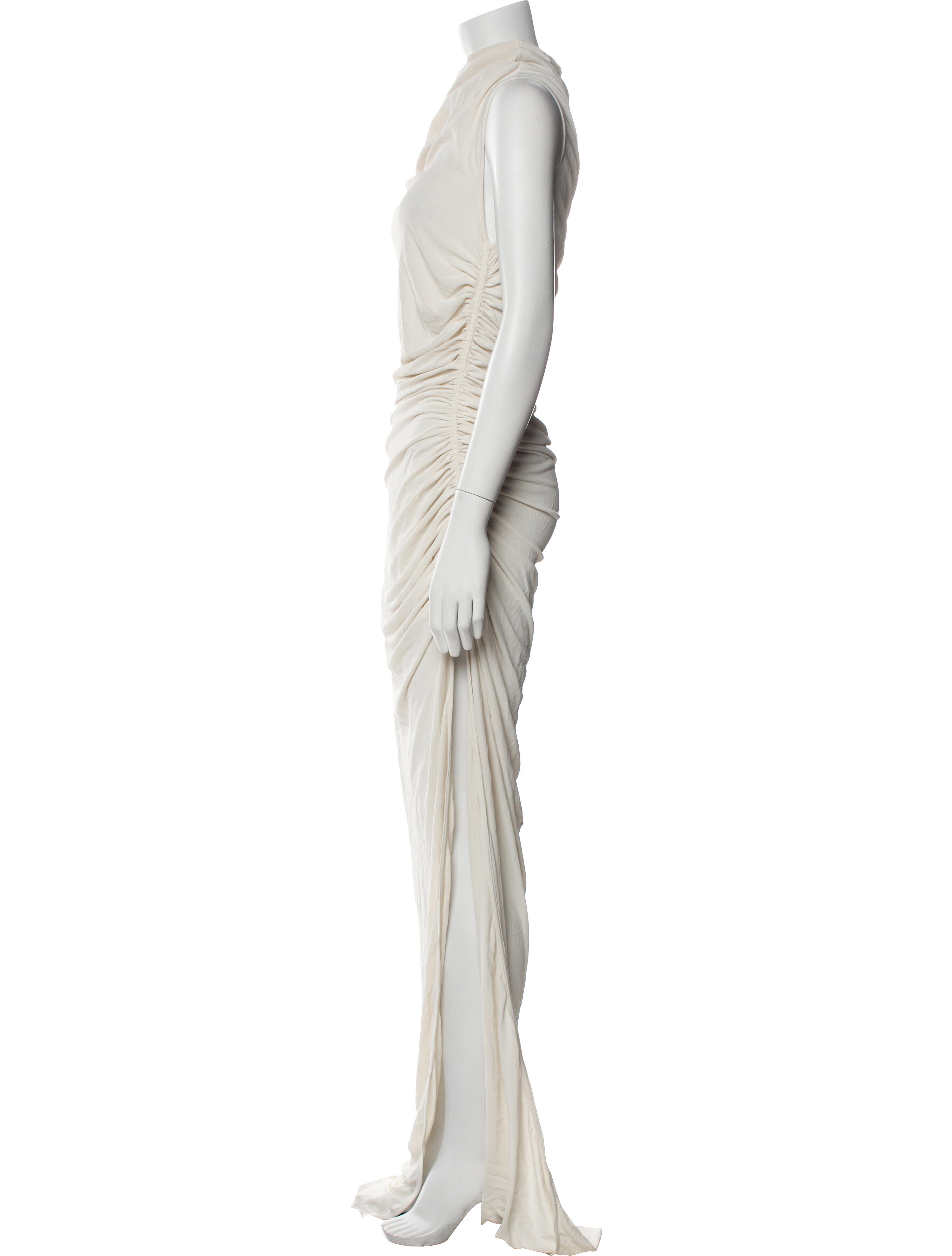 Rick Owens Lilies Cowl Neck Long Dress w/ Tags