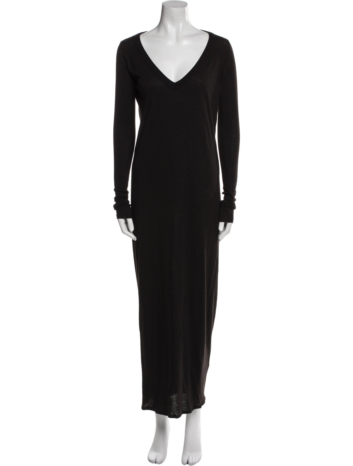 Rick Owens Lilies V-Neck Long Dress