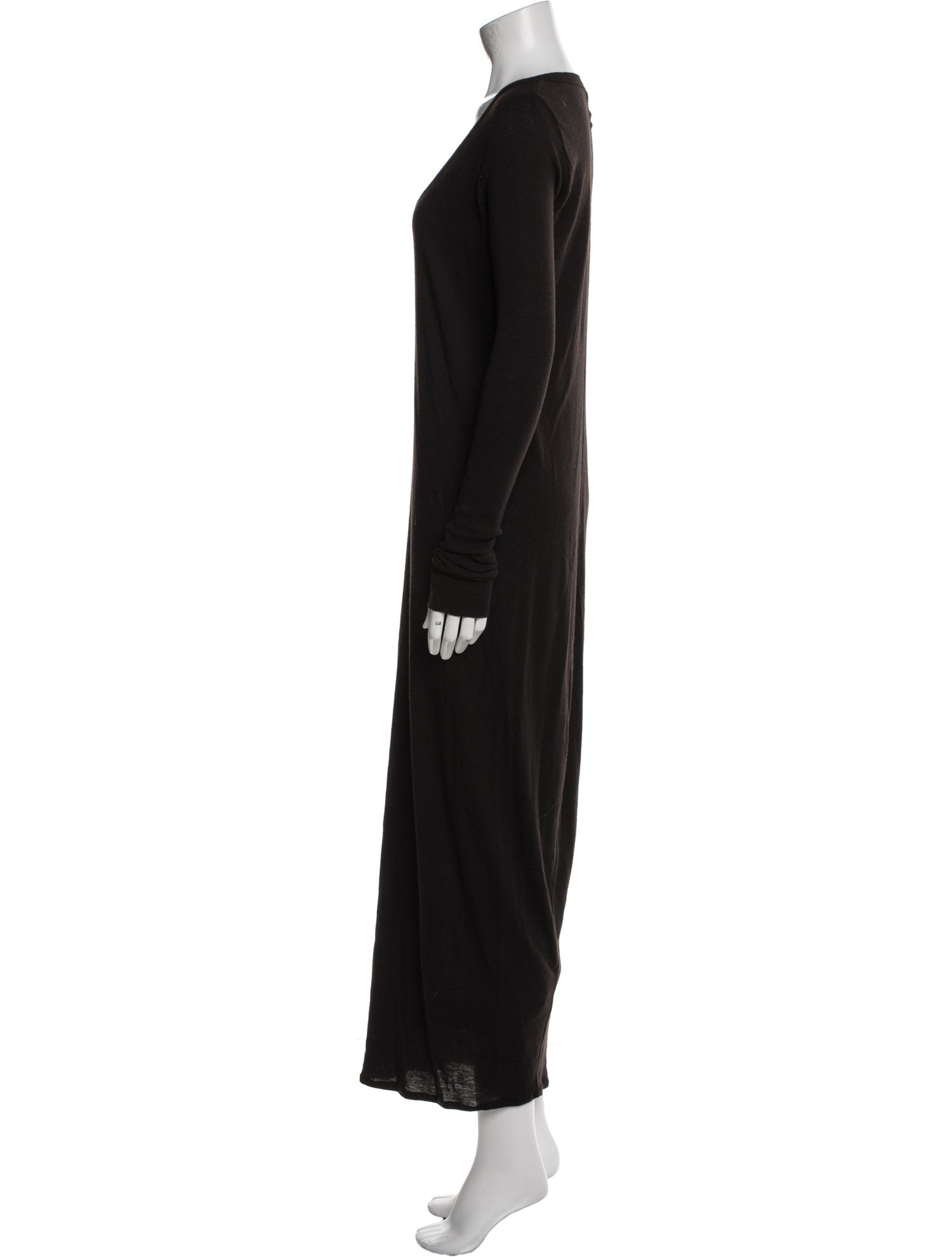 Rick Owens Lilies V-Neck Long Dress