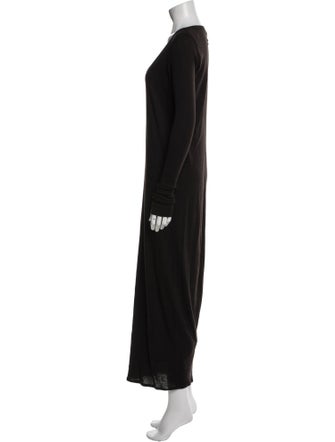 Rick Owens Lilies V-Neck Long Dress