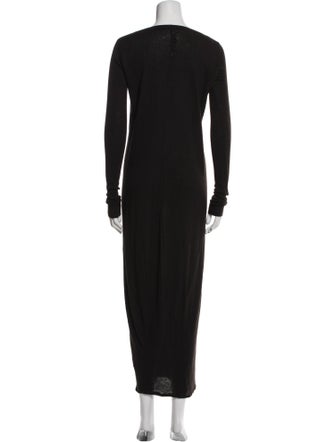 Rick Owens Lilies V-Neck Long Dress