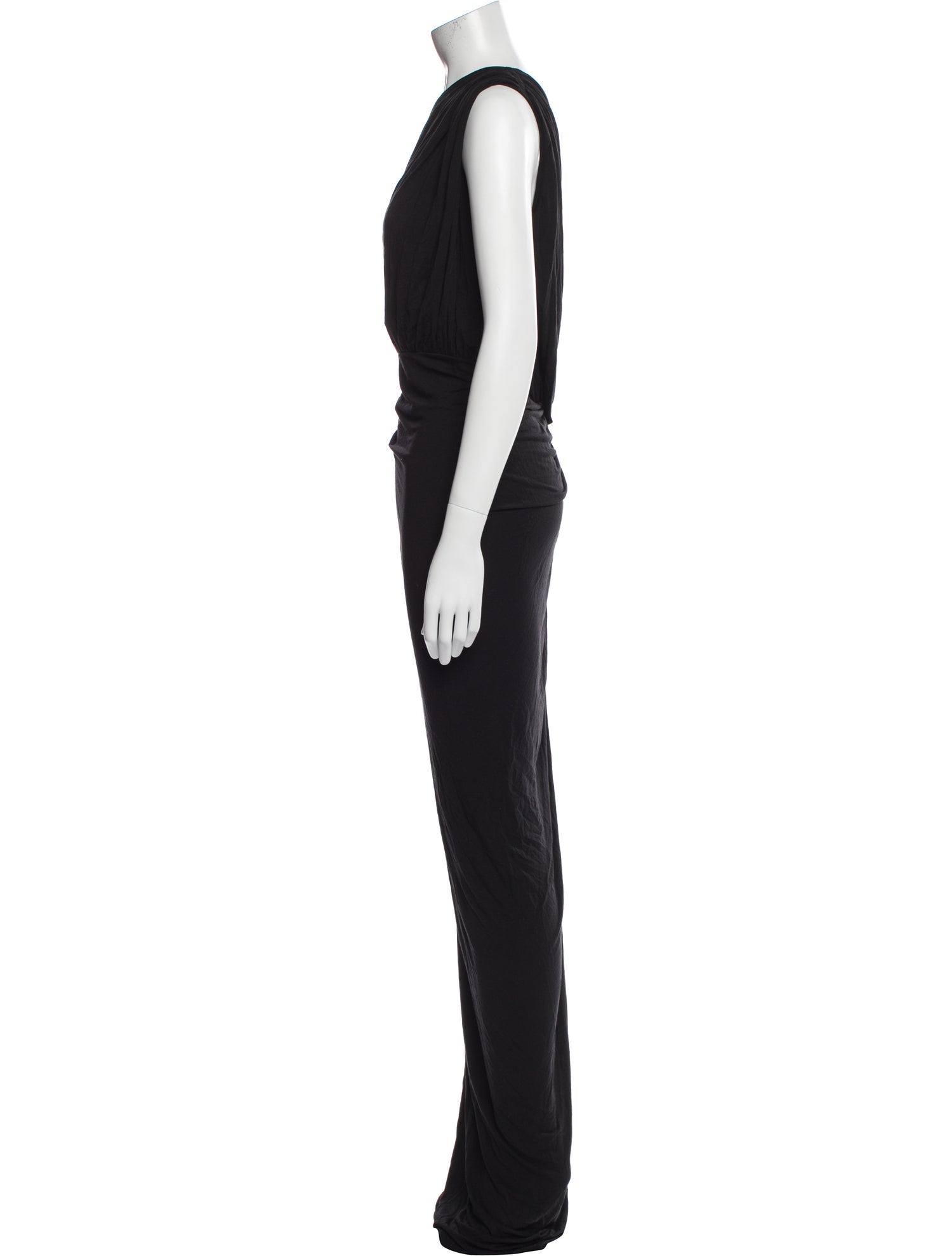 Rick Owens Lilies One-Shoulder Long Dress