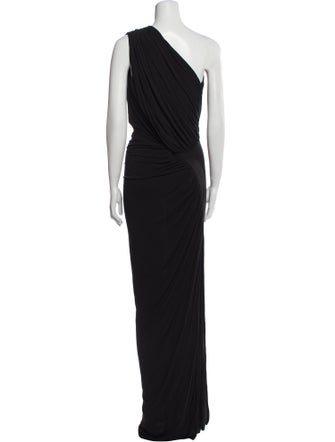 Rick Owens Lilies One-Shoulder Long Dress