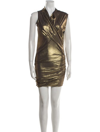 Rick Owens Lilies Printed Mini Dress