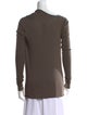 Rick Owens Lilies Cowl Neck Long Sleeve Top