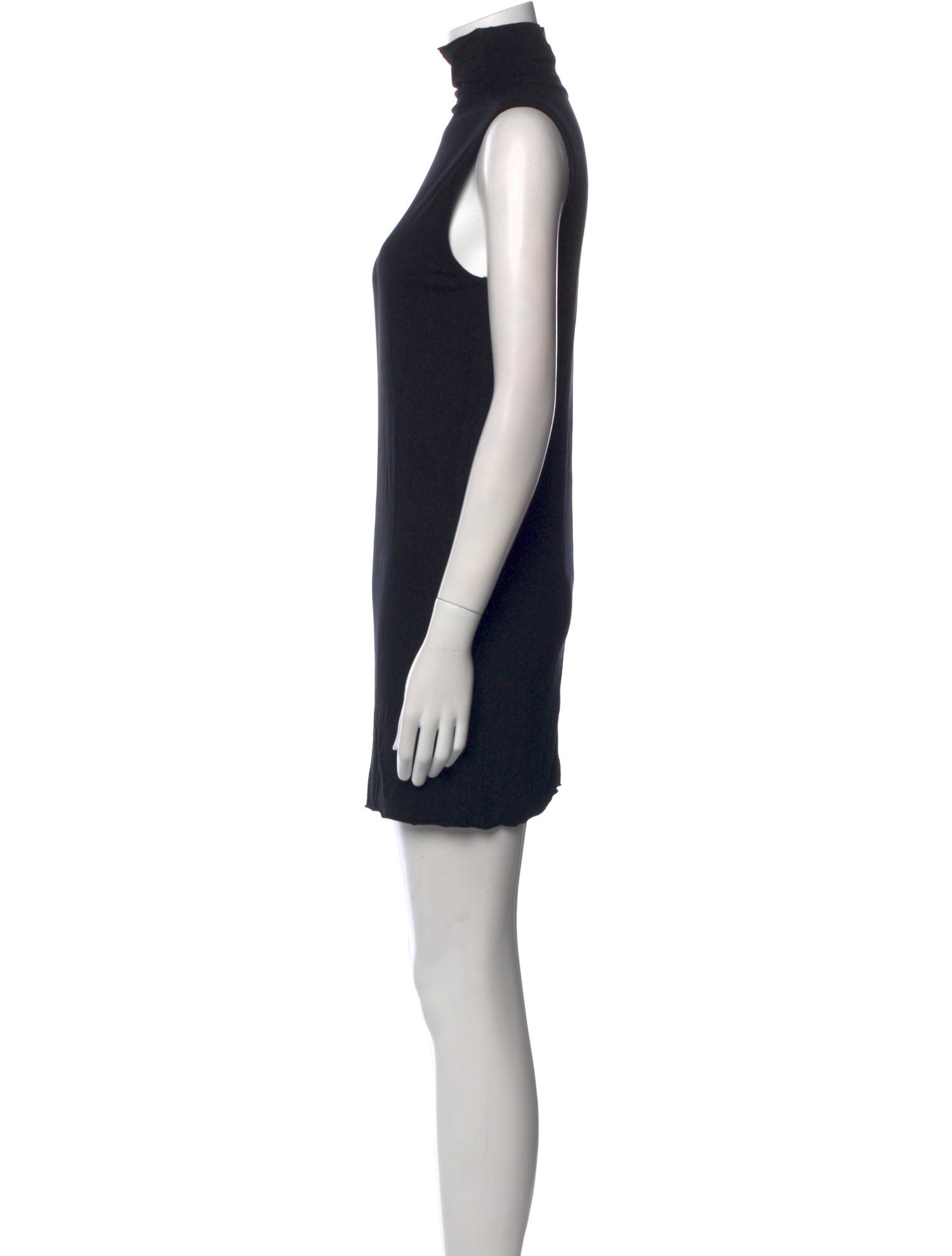 Rick Owens Lilies Turtleneck Mini Dress