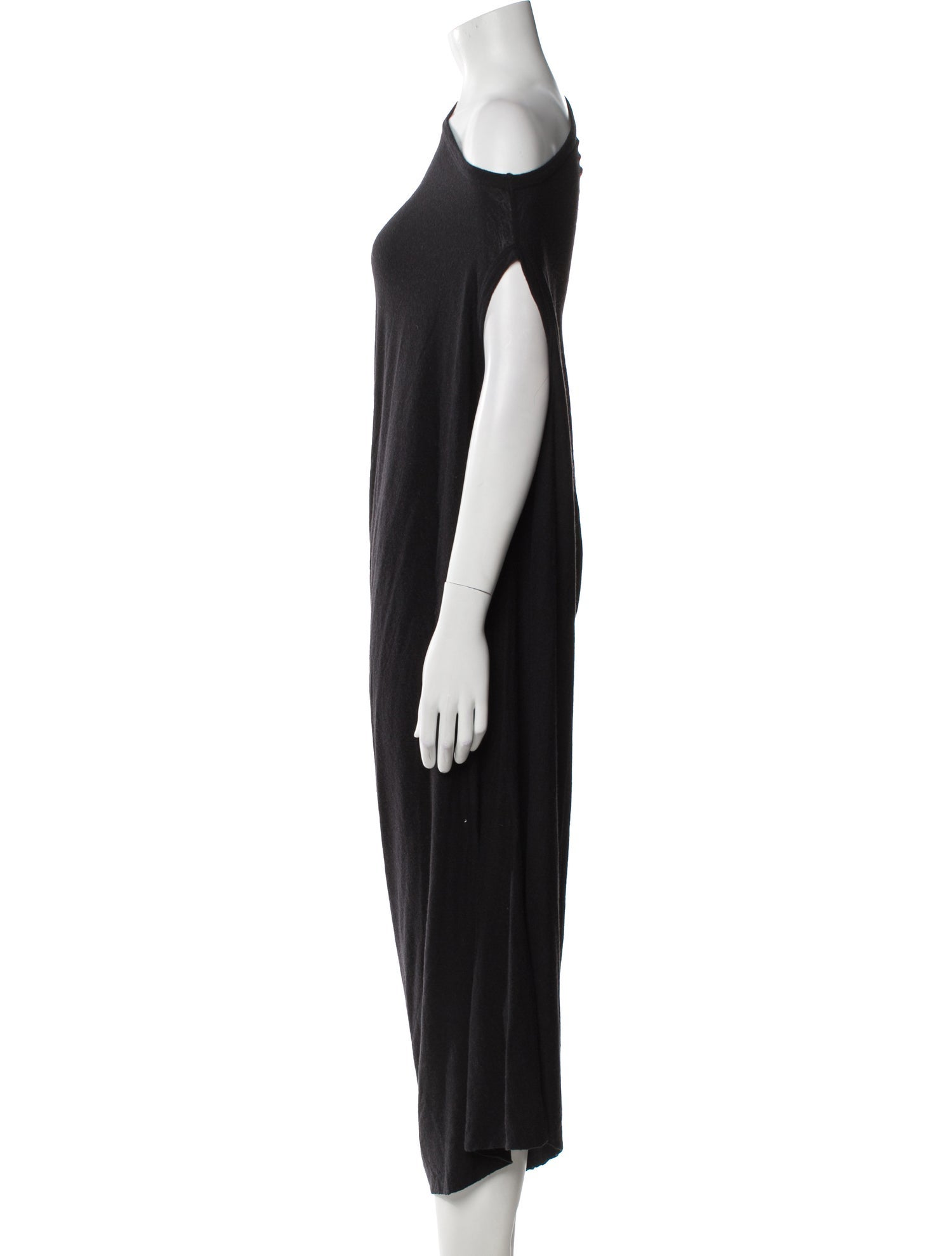 Rick Owens Lilies One-Shoulder Long Dress