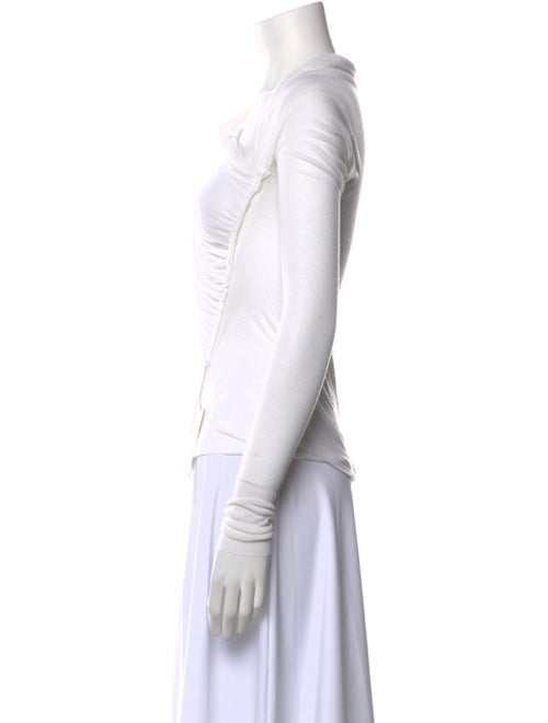 Rick Owens Lilies Cowl Neck Long Sleeve Top