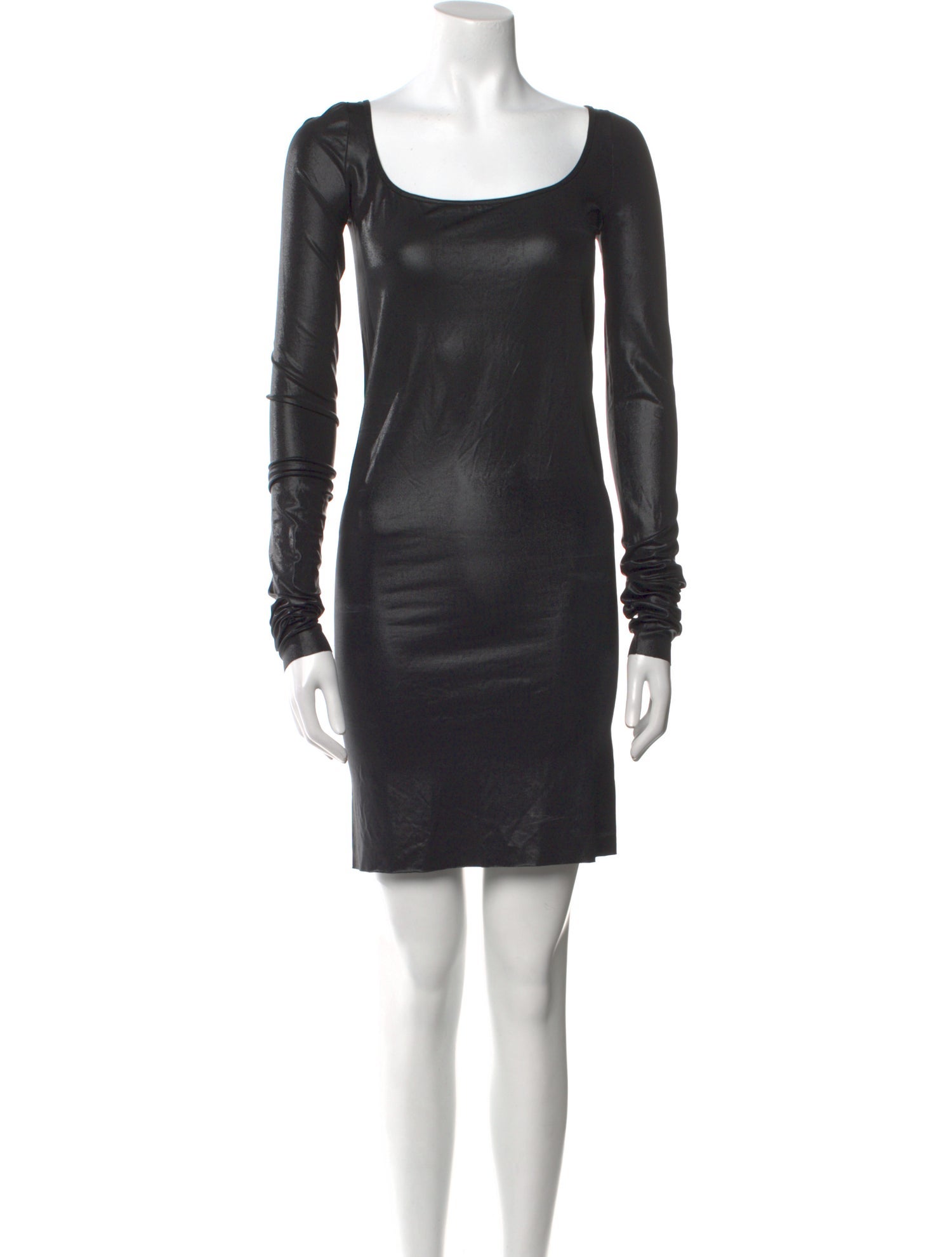 Rick Owens Lilies Cowl Neck Mini Dress