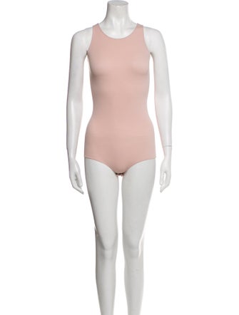 Rick Owens Lilies Scoop Neck Sleeveless Bodysuit