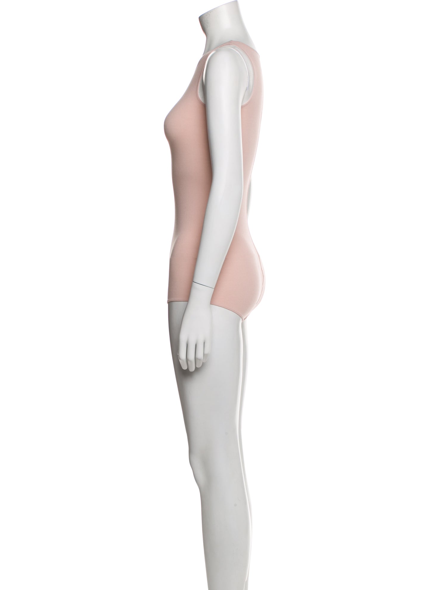 Rick Owens Lilies Scoop Neck Sleeveless Bodysuit