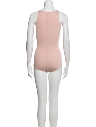 Rick Owens Lilies Scoop Neck Sleeveless Bodysuit