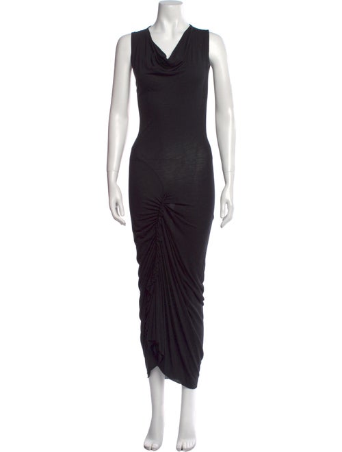 Rick Owens Lilies Cowl Neck Long Dress