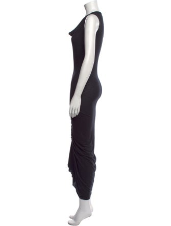 Rick Owens Lilies Cowl Neck Long Dress