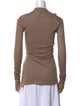 Rick Owens Lilies Cowl Neck Long Sleeve Top