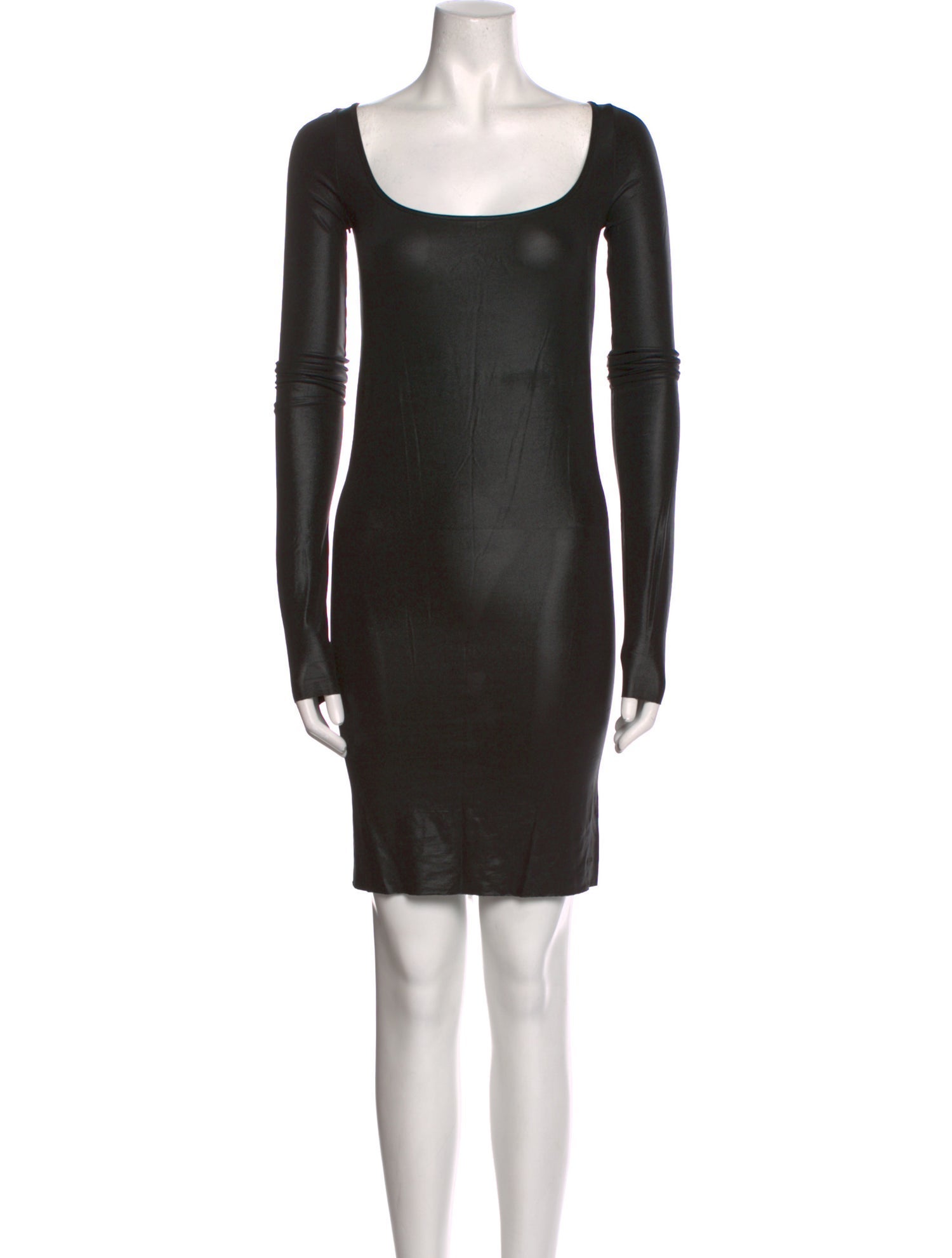 Rick Owens Lilies Scoop Neck Mini Dress