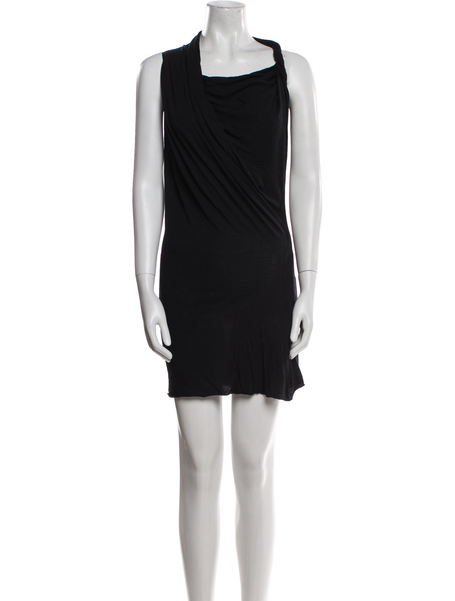 Rick Owens Lilies Square Neckline Mini Dress