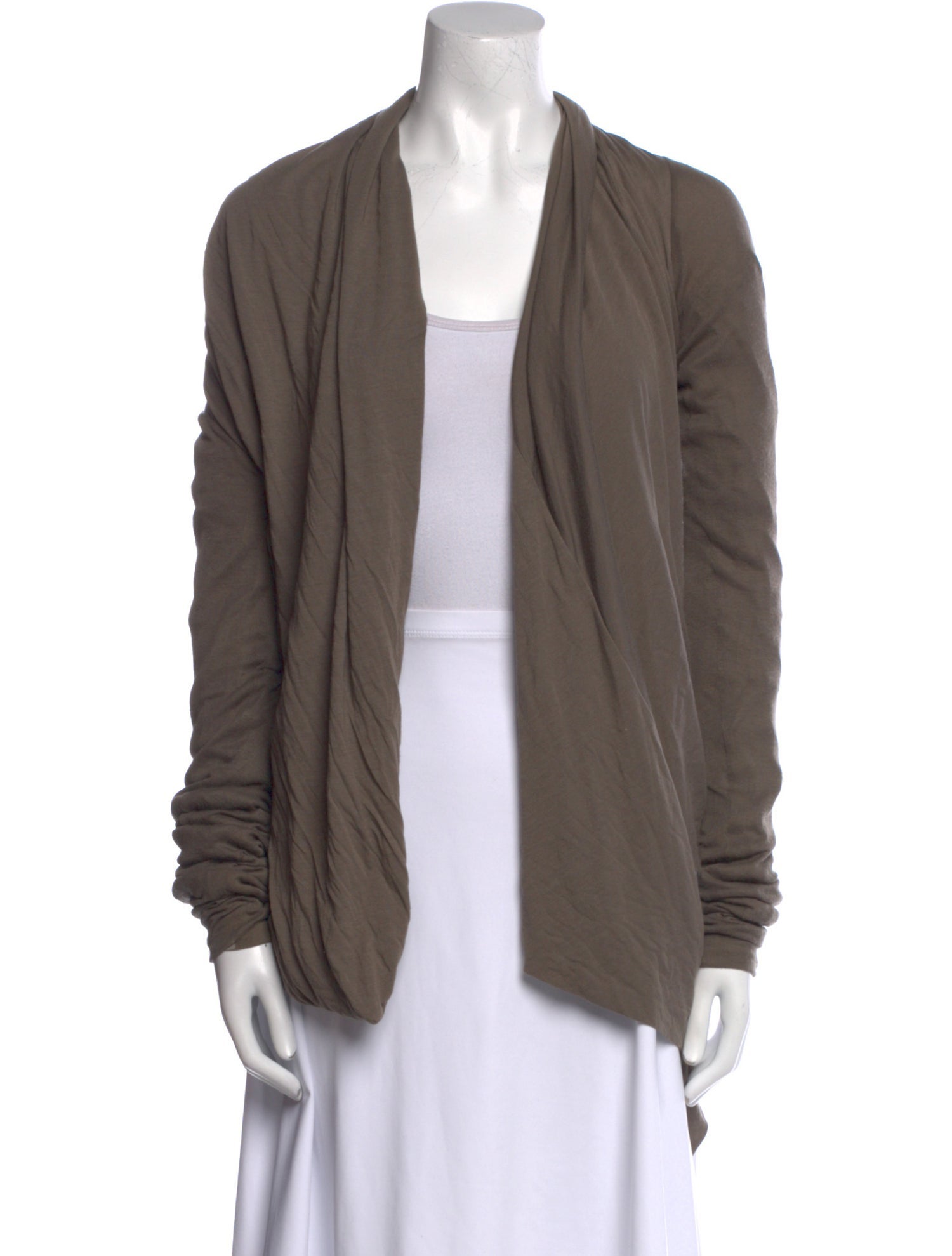 Rick Owens Lilies V-Neck Long Sleeve Top