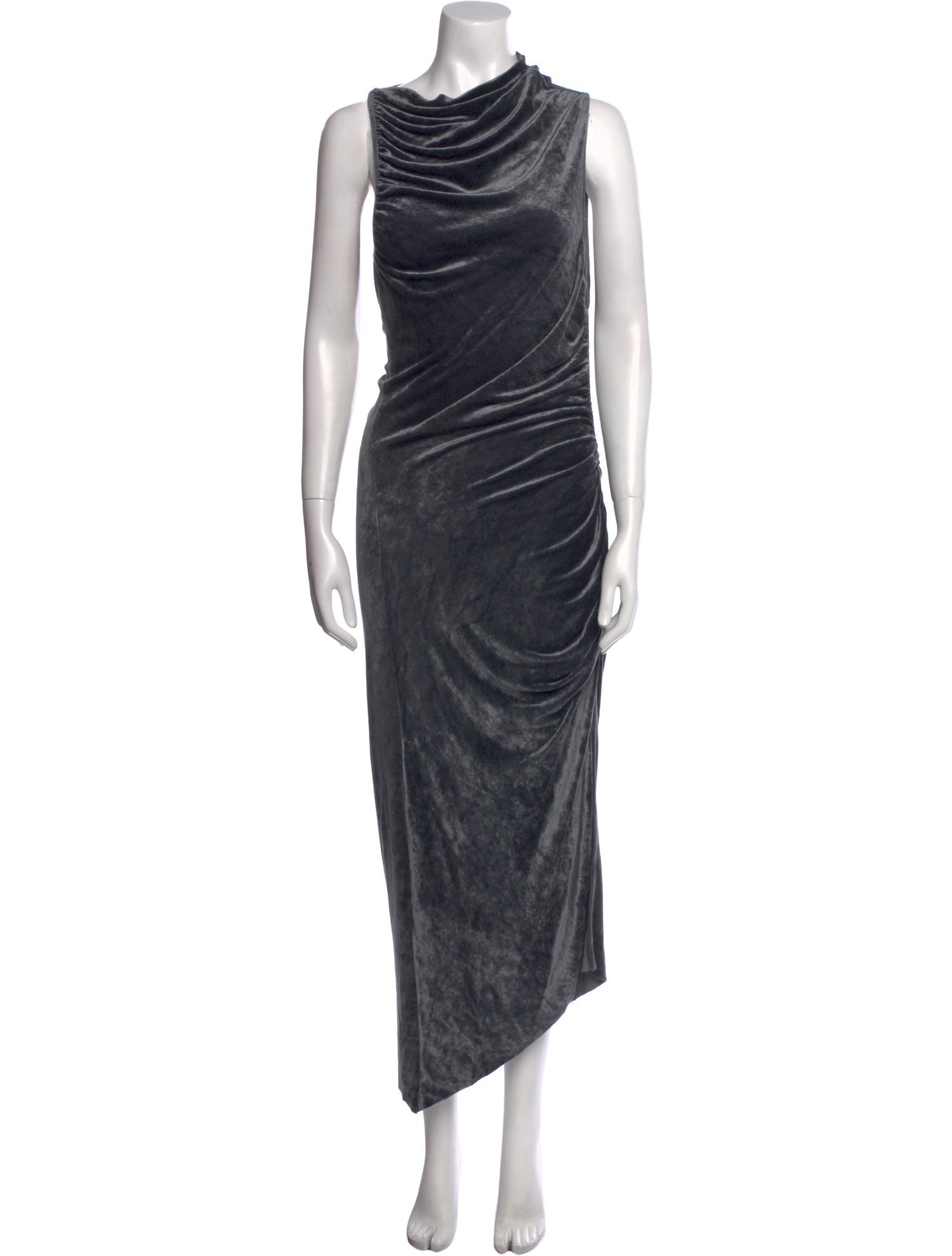 Rick Owens Lilies Velvet Long Dress
