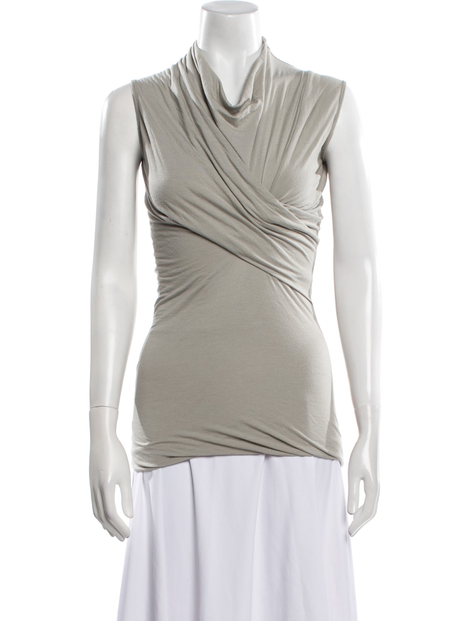 Rick Owens Lilies Cowl Neck Mini Dress
