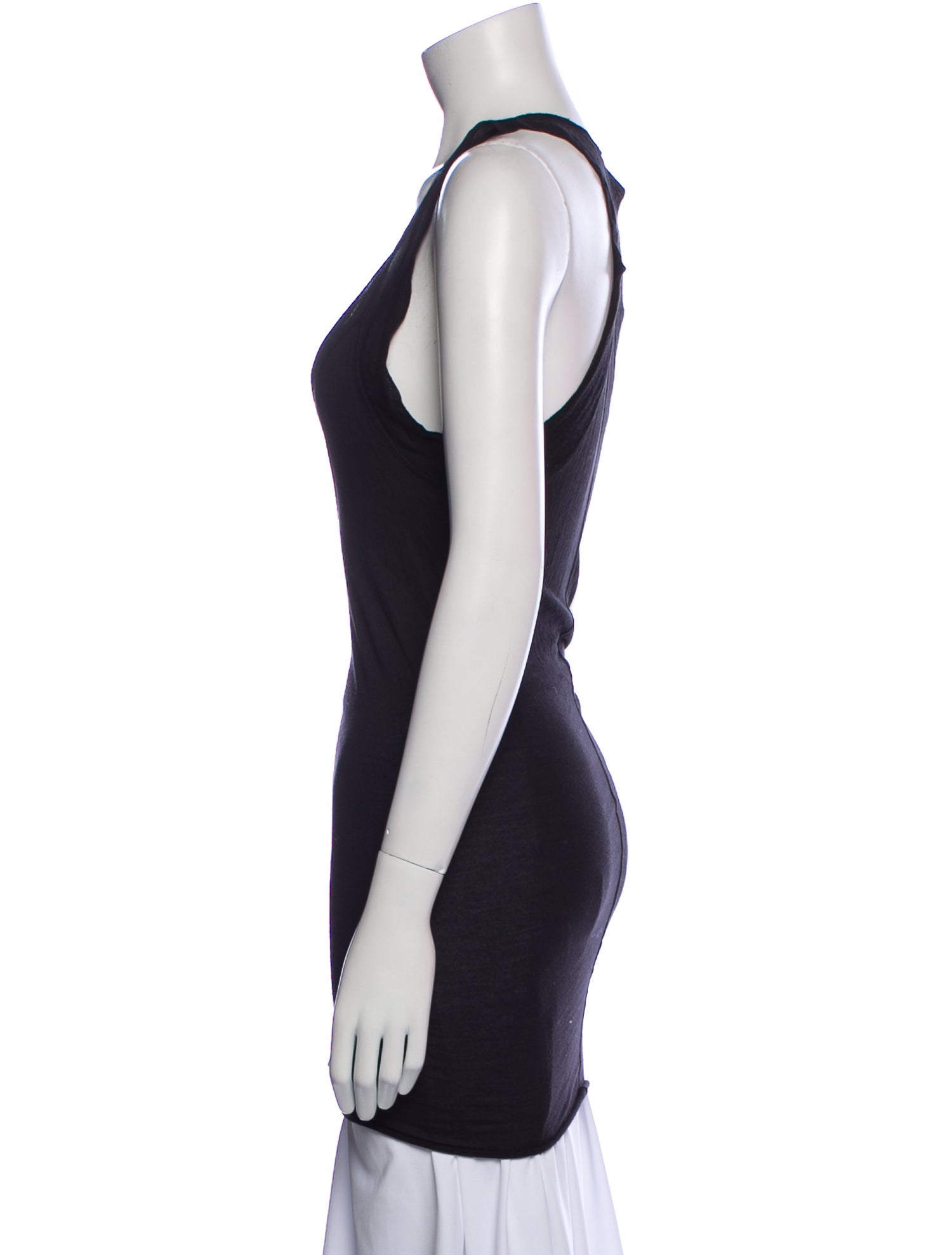 Rick Owens Lilies V-Neck Sleeveless Tunic