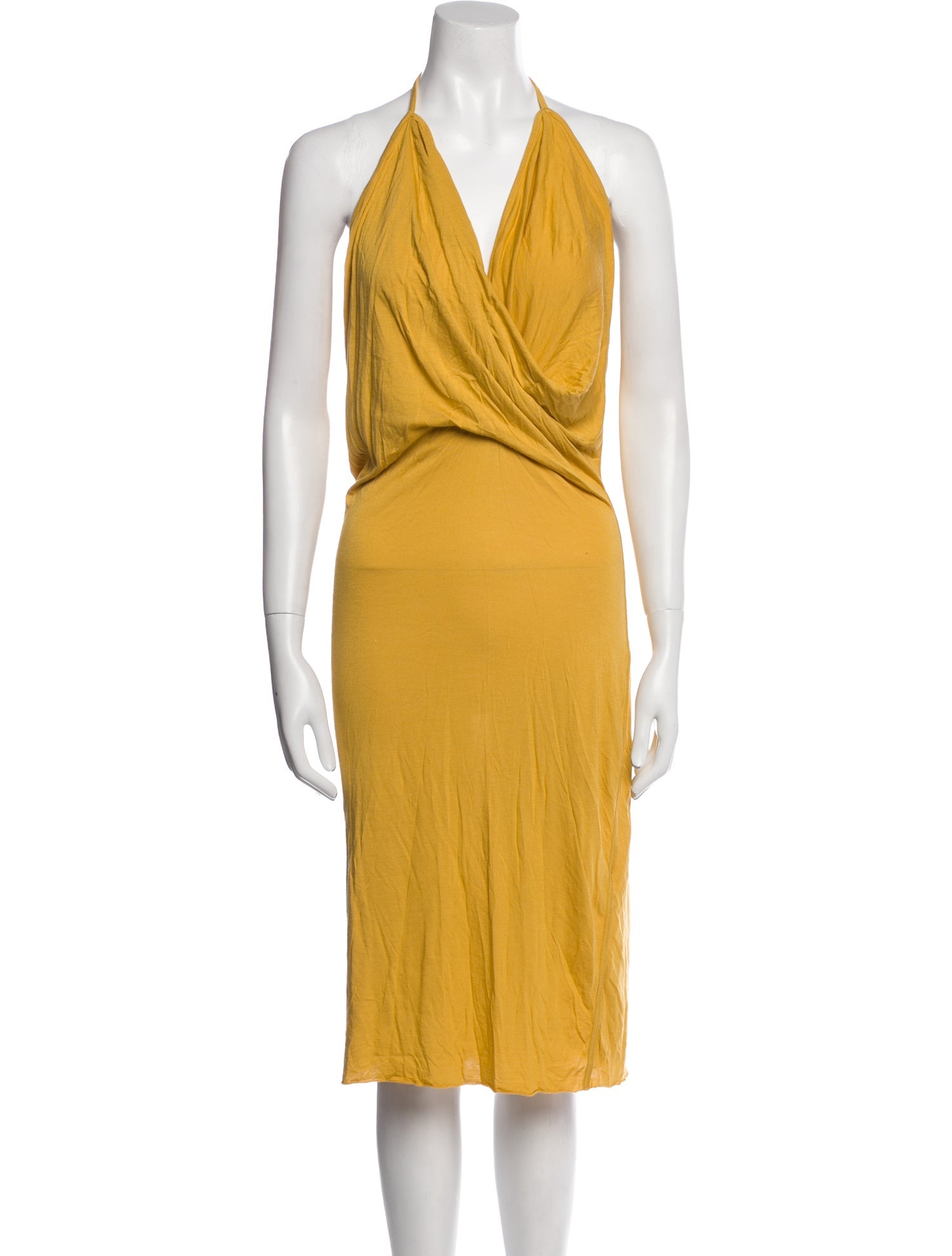 Rick Owens Lilies Halterneck Midi Length Dress