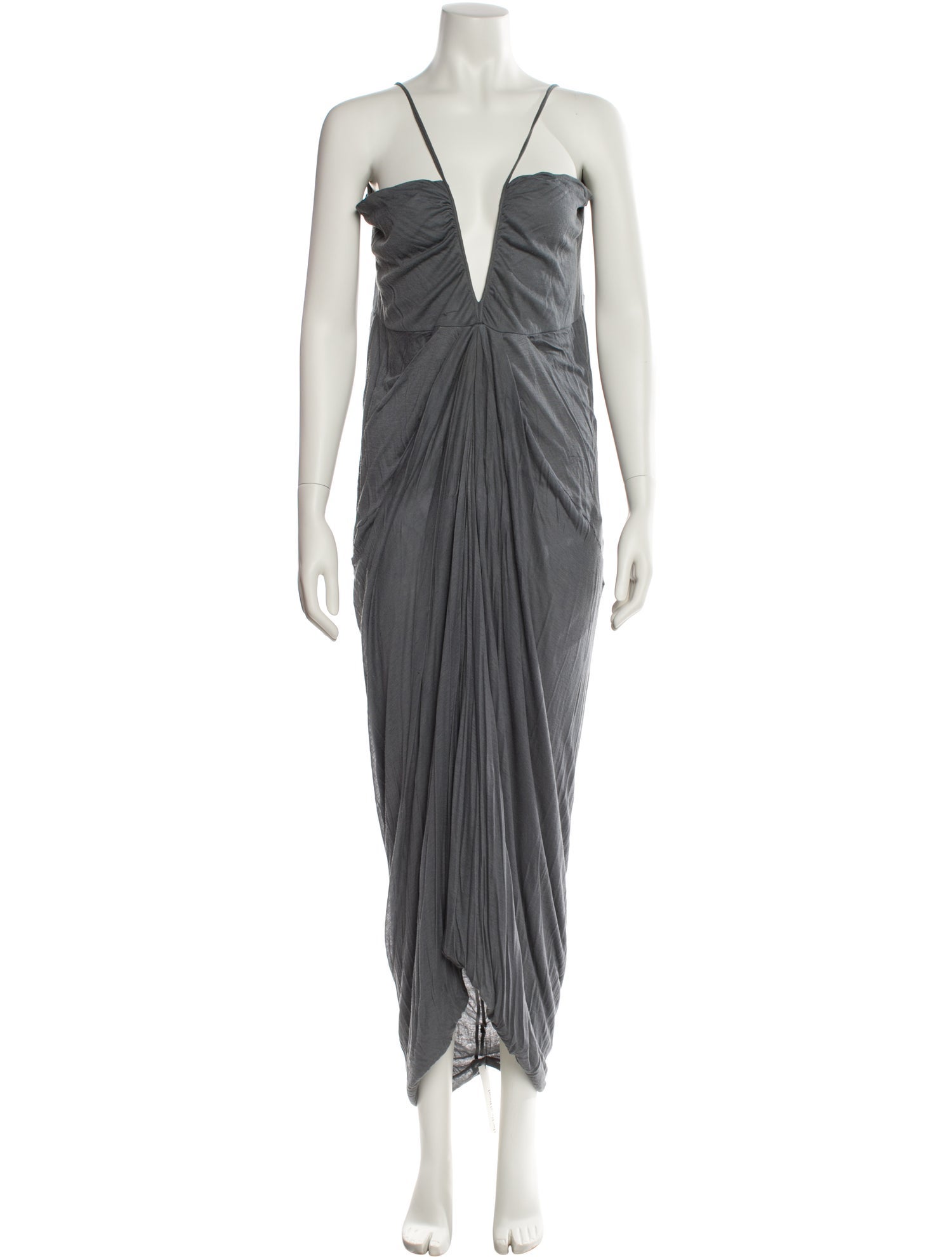 Rick Owens Lilies V-Neck Long Dress