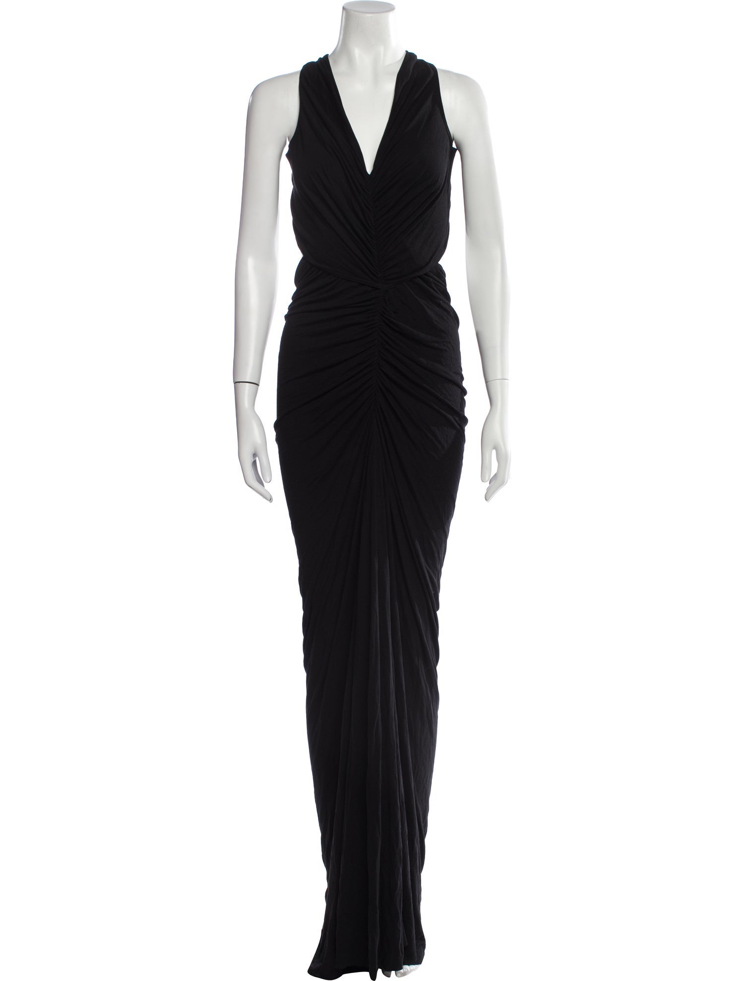 Rick Owens Lilies V-Neck Long Dress