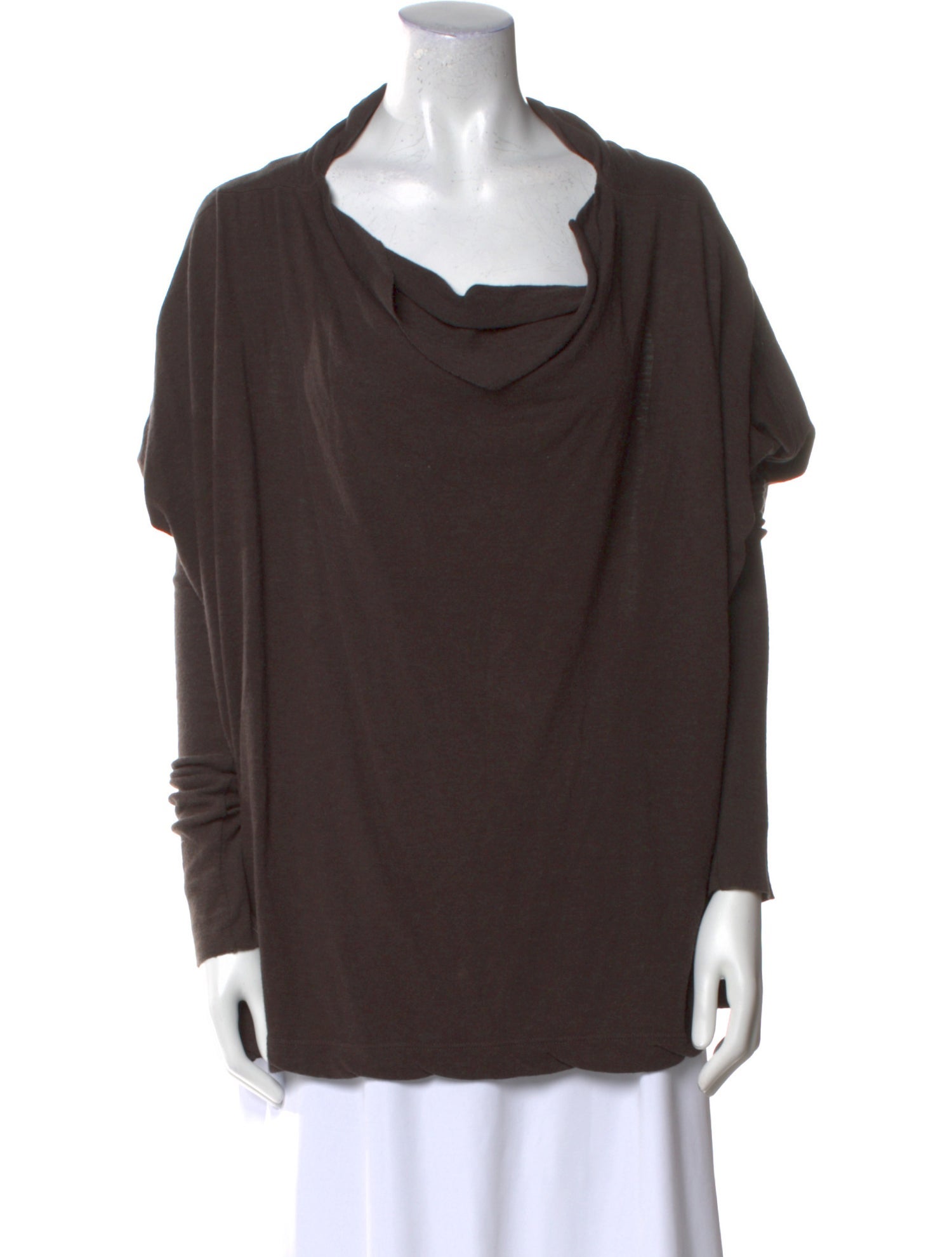 Rick Owens Lilies Cowl Neck Sweater