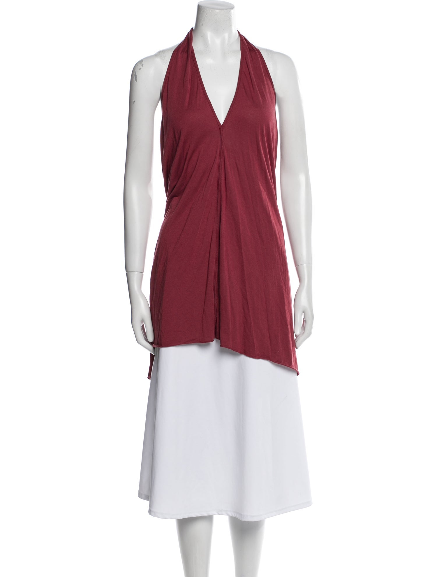Rick Owens Lilies Halterneck Sleeveless Tunic