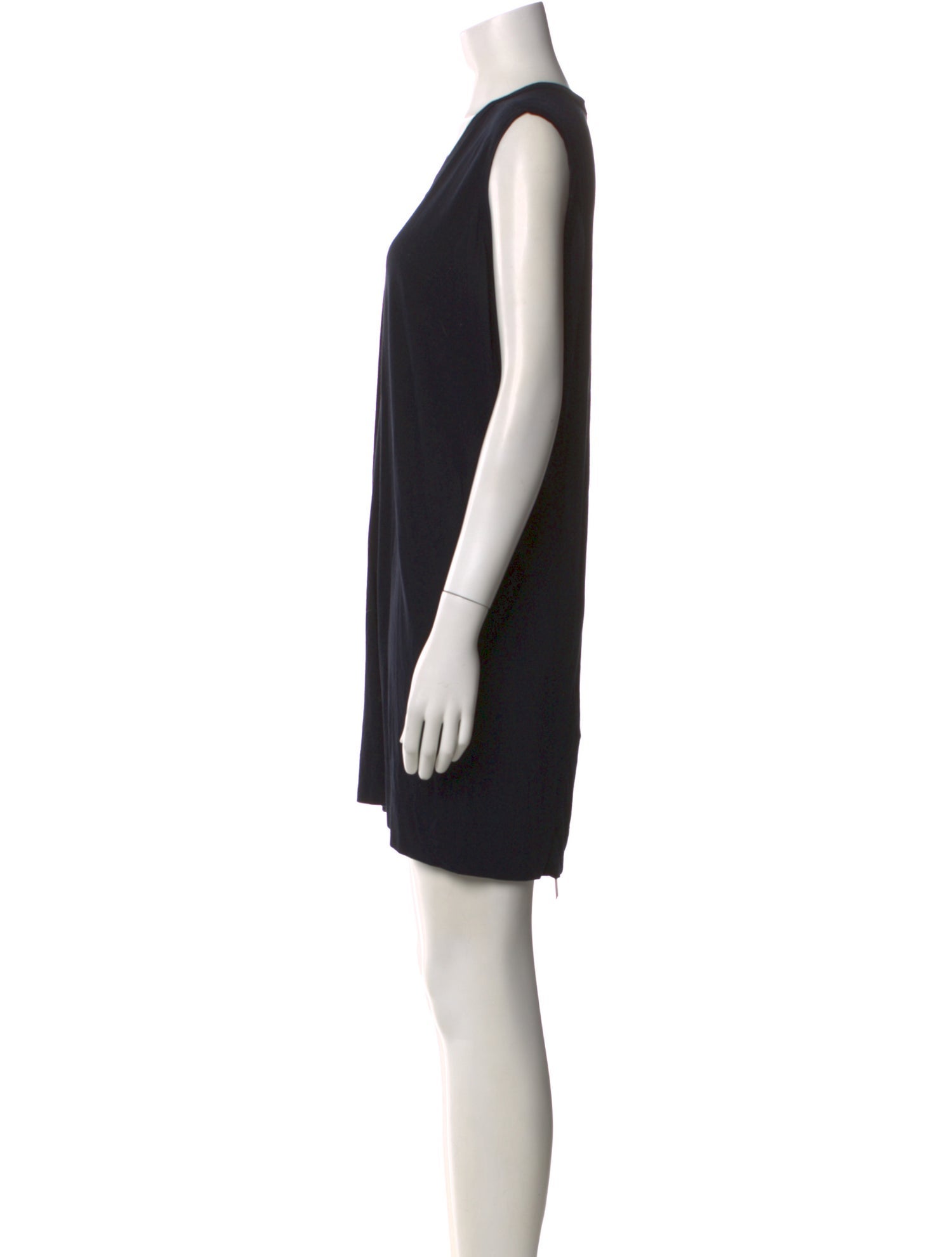 Rick Owens Lilies Scoop Neck Mini Dress