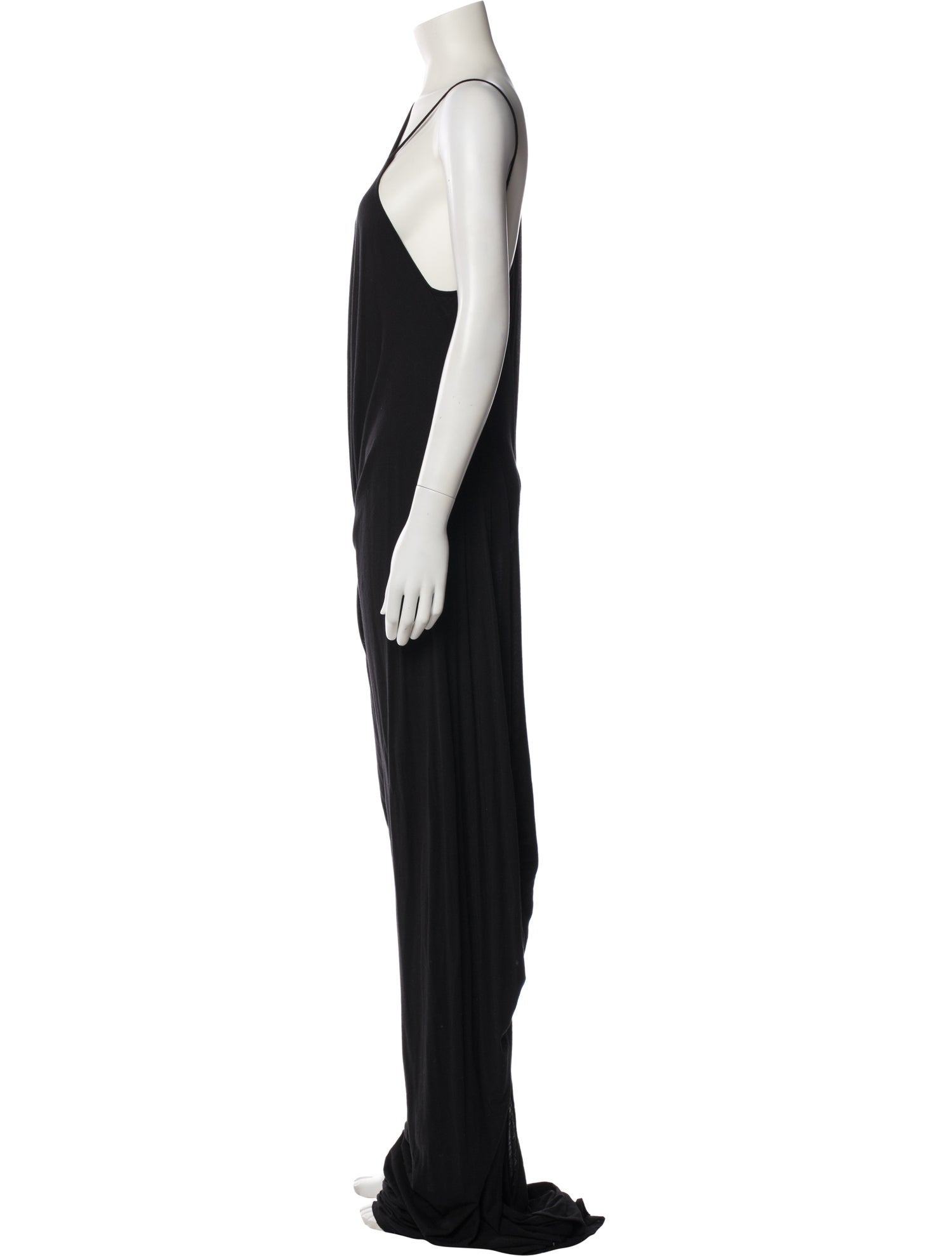 Rick Owens Lilies One-Shoulder Long Dress