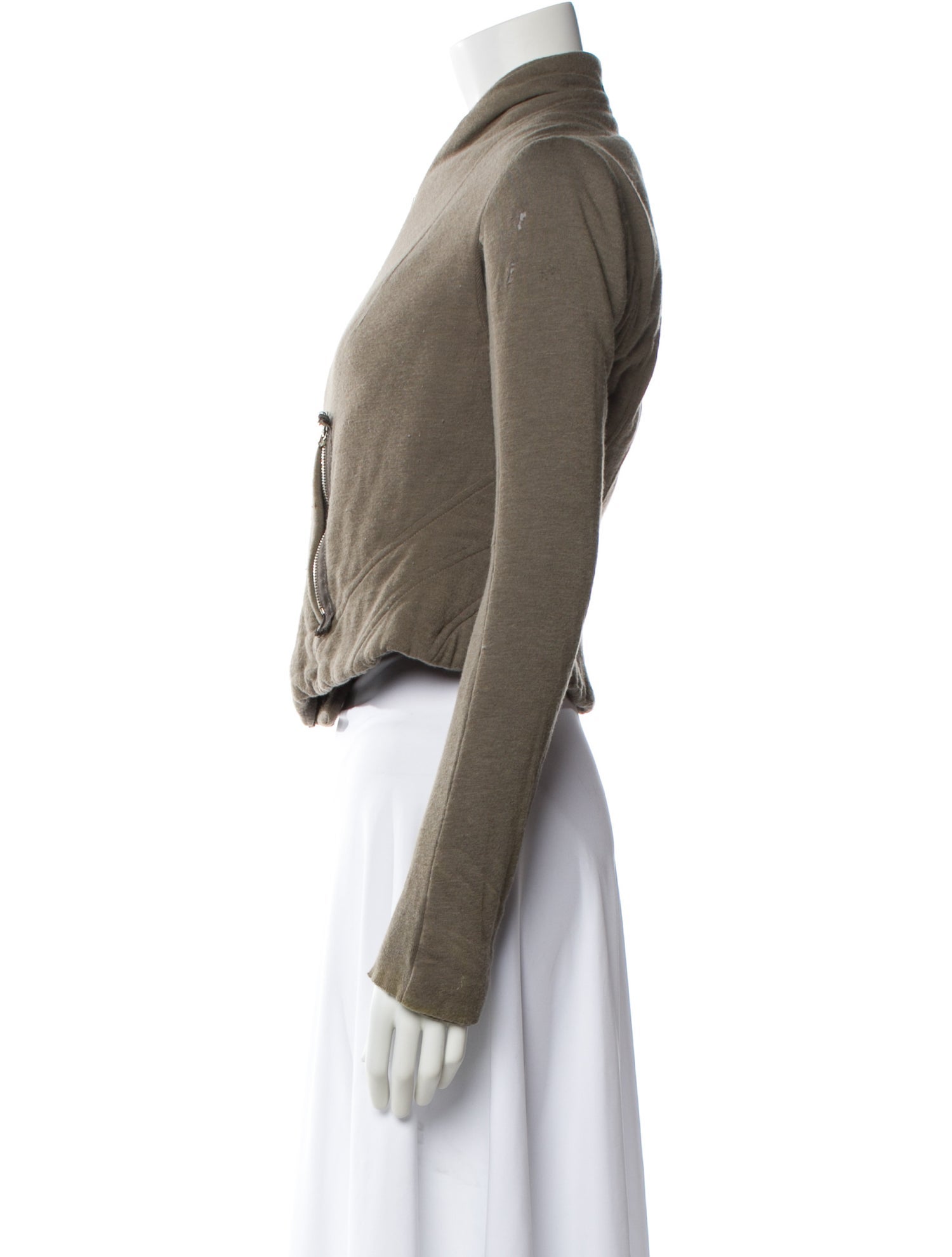 Rick Owens Lilies Vintage Leather Biker Jacket