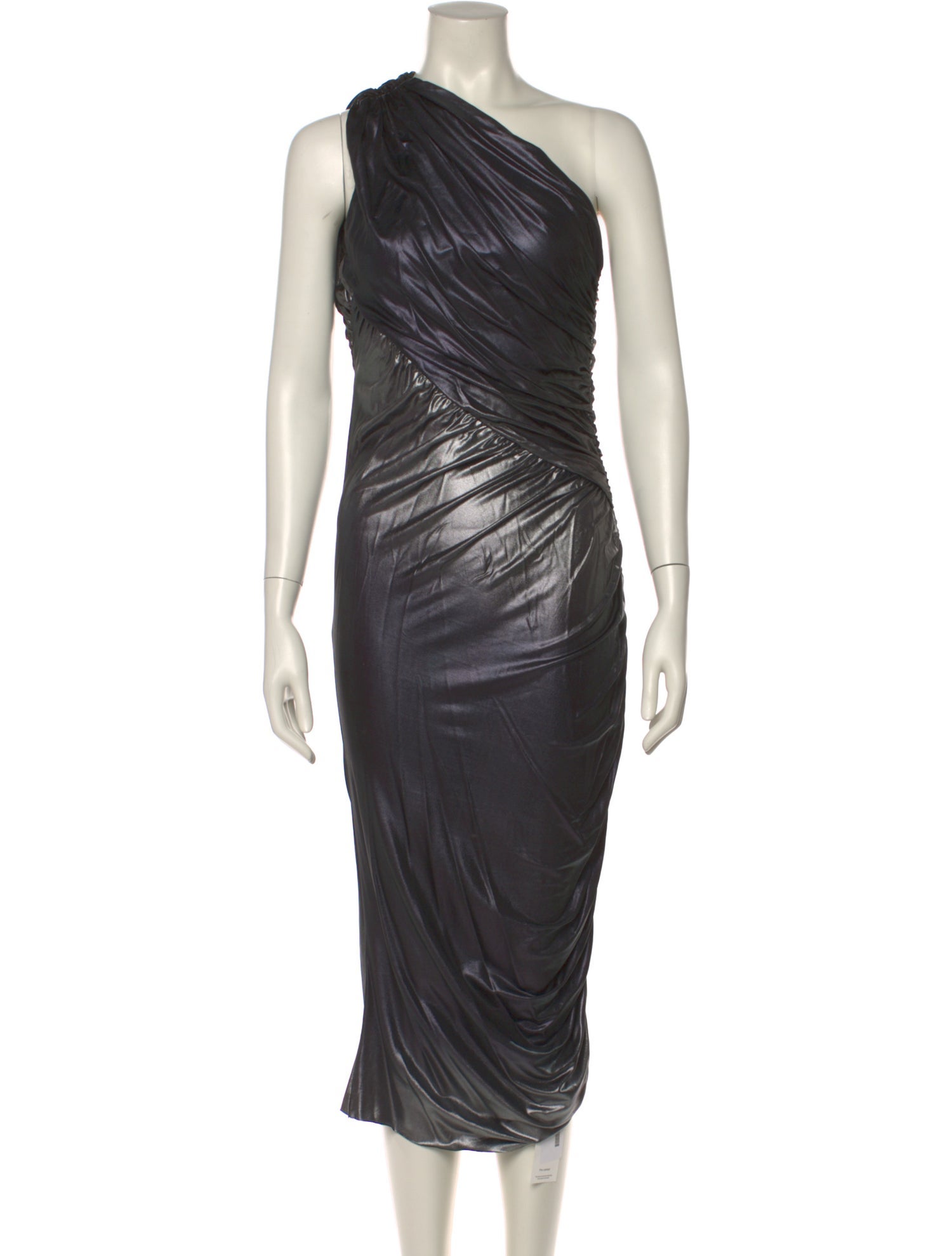 Rick Owens Lilies One-Shoulder Long Dress